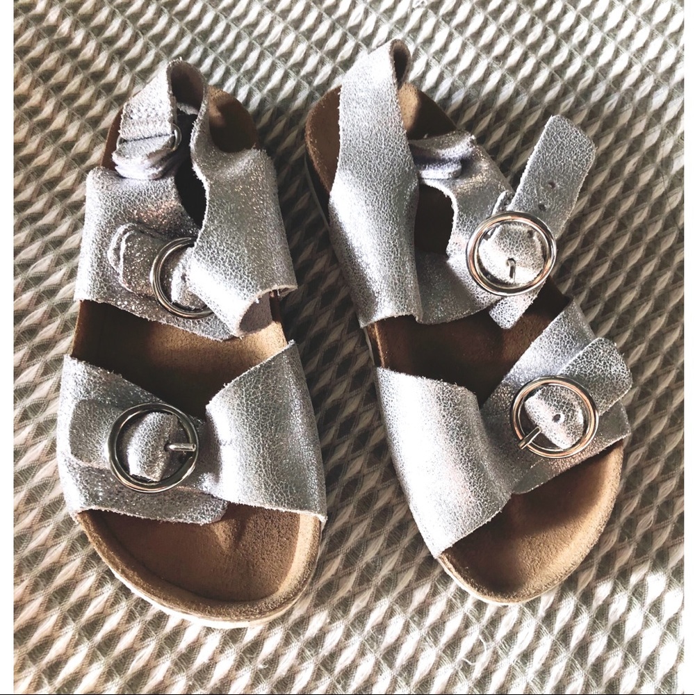Birkenstock style sandals by Baby Zara